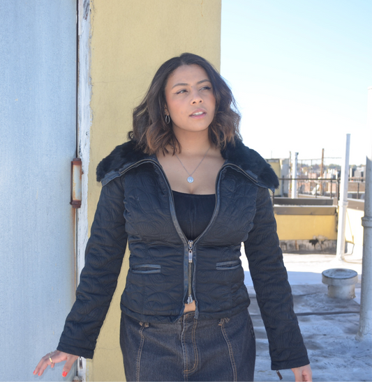 Bebe Quilted Down Jacket